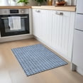 thumbnail image 1 of Addison Rugs Chantille Indoor/Outdoor Transitional Squares Navy Washable Rectangle Rug, 1'8" x 2'6", 1 of 6