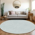 thumbnail image 1 of Addison Rugs Chantille Indoor/Outdoor Transitional Geometric Sky Washable Round Rug, 8' x 8', 1 of 6