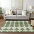 thumbnail image 1 of Addison Rugs Chantille Indoor/Outdoor Transitional Diamonds Green Washable Rectangle Rug, 5' x 7'6", 1 of 6
