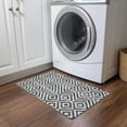 thumbnail image 1 of Addison Rugs Chantille Indoor/Outdoor Transitional Geometric Black Washable Rectangle Rug, 1'8" x 2'6", 1 of 6