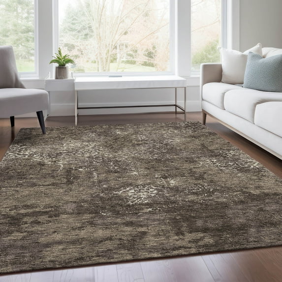 Addison Rugs Chantille Indoor/Outdoor Transitional Lattice Fudge Washable Rectangle Rug, 8' x 10'