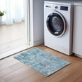 thumbnail image 1 of Addison Rugs Chantille Indoor/Outdoor Transitional Lattice Teal Washable Rectangle Rug, 1'8" x 2'6", 1 of 6
