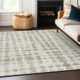 thumbnail image 1 of Addison Rugs Chantille Indoor/Outdoor Transitional Circles Ivory Washable Rectangle Rug, 5' x 7'6", 1 of 6