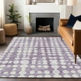 thumbnail image 1 of Addison Rugs Chantille Indoor/Outdoor Transitional Circles Purple Washable Rectangle Rug, 8' x 10', 1 of 6
