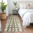 thumbnail image 1 of Addison Rugs Chantille Indoor/Outdoor Transitional Circles Taupe Washable Runner Rug, 2'3" x 7'6", 1 of 6
