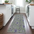 thumbnail image 1 of Addison Rugs Chantille Indoor/Outdoor Transitional Floral Olive Washable Runner Rug, 2'3" x 7'6", 1 of 6