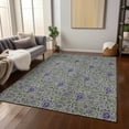 thumbnail image 1 of Addison Rugs Chantille Indoor/Outdoor Transitional Floral Olive Washable Rectangle Rug, 5' x 7'6", 1 of 6
