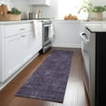 thumbnail image 1 of Addison Rugs Chantille Indoor/Outdoor Transitional Floral Eggplant Washable Runner Rug, 2'3" x 7'6", 1 of 6