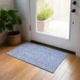 thumbnail image 1 of Addison Rugs Chantille Indoor/Outdoor Transitional Floral Blue Washable Rectangle Rug, 1'8" x 2'6", 1 of 6