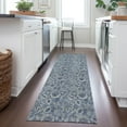 thumbnail image 1 of Addison Rugs Chantille Indoor/Outdoor Transitional Floral Blue Washable Runner Rug, 2'3" x 7'6", 1 of 6