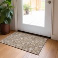 thumbnail image 1 of Addison Rugs Chantille Indoor/Outdoor Transitional Floral Copper Washable Rectangle Rug, 1'8" x 2'6", 1 of 6