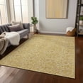 thumbnail image 1 of Addison Rugs Chantille Indoor/Outdoor Transitional Floral Gold Washable Rectangle Rug, 8' x 10', 1 of 6