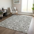 thumbnail image 1 of Addison Rugs Chantille Indoor/Outdoor Transitional Floral Ivory Washable Rectangle Rug, 3' x 5', 1 of 6