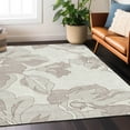 thumbnail image 1 of Addison Rugs Chantille Indoor/Outdoor Transitional Floral Ivory Washable Rectangle Rug, 5' x 7'6", 1 of 6