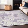 thumbnail image 1 of Addison Rugs Chantille Indoor/Outdoor Transitional Floral Lavender Washable Rectangle Rug, 2'6" x 3'10", 1 of 6