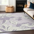 thumbnail image 1 of Addison Rugs Chantille Indoor/Outdoor Transitional Floral Lavender Washable Rectangle Rug, 8' x 10', 1 of 6