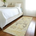 thumbnail image 1 of Addison Rugs Chantille Indoor/Outdoor Transitional Swirls Gold Washable Runner Rug, 2'3" x 7'6", 1 of 6