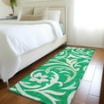 thumbnail image 1 of Addison Rugs Chantille Indoor/Outdoor Transitional Swirls Green Washable Runner Rug, 2'3" x 7'6", 1 of 6