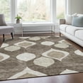 thumbnail image 1 of Addison Rugs Chantille Indoor/Outdoor Transitional Mid-century Modern Taupe Washable Rectangle Rug, 3' x 5', 1 of 6