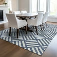 thumbnail image 1 of Addison Rugs Chantille Indoor/Outdoor Transitional Squares Navy Washable Rectangle Rug, 10' x 14', 1 of 5