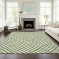 thumbnail image 1 of Addison Rugs Chantille Indoor/Outdoor Transitional Squares Olive Washable Rectangle Rug, 8' x 10', 1 of 6