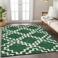 thumbnail image 1 of Addison Rugs Chantille Indoor/Outdoor Transitional Diamonds Emerald Washable Rectangle Rug, 9' x 12', 1 of 6