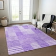 thumbnail image 1 of Addison Rugs Chantille Indoor/Outdoor Transitional Striped Lavender Washable Rectangle Rug, 10' x 14', 1 of 6