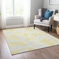 thumbnail image 1 of Addison Rugs Chantille Indoor/Outdoor Transitional Geometric Gold Washable Rectangle Rug, 9' x 12', 1 of 6