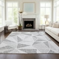 thumbnail image 1 of Addison Rugs Chantille Indoor/Outdoor Transitional Geometric Gray Washable Rectangle Rug, 3' x 5', 1 of 6