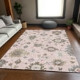 thumbnail image 1 of Addison Rugs Chantille Indoor/Outdoor Traditional Oushak Pink Washable Rectangle Rug, 10' x 14', 1 of 6