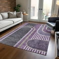 thumbnail image 1 of Addison Rugs Chantille Indoor/Outdoor Transitional Art Deco Purple Washable Rectangle Rug, 10' x 14', 1 of 6