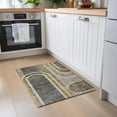 thumbnail image 1 of Addison Rugs Chantille Indoor/Outdoor Transitional Art Deco Taupe Washable Rectangle Rug, 1'8" x 2'6", 1 of 6