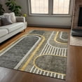 thumbnail image 1 of Addison Rugs Chantille Indoor/Outdoor Transitional Art Deco Taupe Washable Rectangle Rug, 3' x 5', 1 of 6