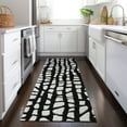 thumbnail image 1 of Addison Rugs Chantille Indoor/Outdoor Transitional Squares Black Washable Runner Rug, 2'3" x 7'6", 1 of 6