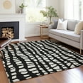 thumbnail image 1 of Addison Rugs Chantille Indoor/Outdoor Transitional Squares Black Washable Rectangle Rug, 9' x 12', 1 of 6