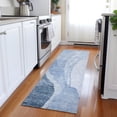 thumbnail image 1 of Addison Rugs Chantille Indoor/Outdoor Transitional Abstract Blue Washable Runner Rug, 2'3" x 7'6", 1 of 6