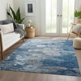 thumbnail image 1 of Addison Rugs Chantille Indoor/Outdoor Transitional Abstract Blue Washable Rectangle Rug, 3' x 5', 1 of 6