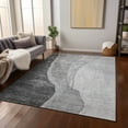 thumbnail image 1 of Addison Rugs Chantille Indoor/Outdoor Transitional Abstract Gray Washable Rectangle Rug, 3' x 5', 1 of 6