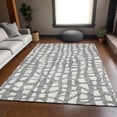 thumbnail image 1 of Addison Rugs Chantille Indoor/Outdoor Transitional Squares Gray Washable Rectangle Rug, 8' x 10', 1 of 6