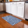 thumbnail image 1 of Addison Rugs Chantille Indoor/Outdoor Transitional Squares Navy Washable Rectangle Rug, 1'8" x 2'6", 1 of 6