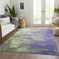 thumbnail image 1 of Addison Rugs Chantille Indoor/Outdoor Transitional Abstract Purple Washable Rectangle Rug, 5' x 7'6", 1 of 6