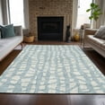 thumbnail image 1 of Addison Rugs Chantille Indoor/Outdoor Transitional Squares Sky Washable Rectangle Rug, 9' x 12', 1 of 6