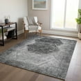 thumbnail image 1 of Addison Rugs Chantille Indoor/Outdoor Transitional Geometric Gray Washable Rectangle Rug, 8' x 10', 1 of 6