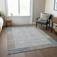 thumbnail image 1 of Addison Rugs Chantille Indoor/Outdoor Transitional Border Taupe Washable Rectangle Rug, 8' x 10', 1 of 6