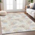 thumbnail image 1 of Addison Rugs Chantille Indoor/Outdoor Transitional Circles Ivory Washable Rectangle Rug, 8' x 10', 1 of 6