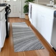 thumbnail image 1 of Addison Rugs Chantille Indoor/Outdoor Transitional Waves Gray Washable Runner Rug, 2'3" x 7'6", 1 of 6