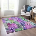 thumbnail image 1 of Addison Rugs Chantille Indoor/Outdoor Transitional Novelty Purple Washable Rectangle Rug, 5' x 7'6", 1 of 6