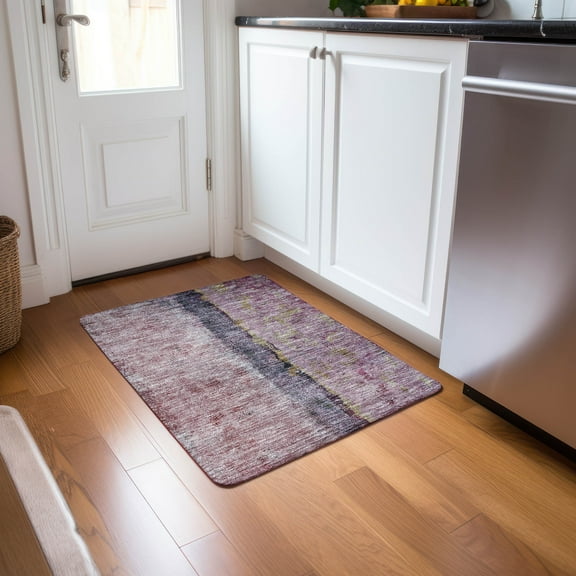 Addison Rugs Chantille Indoor/Outdoor Transitional Modern Blush Washable Rectangle Rug, 1'8" x 2'6"