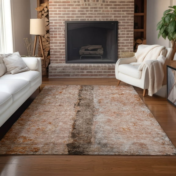 Addison Rugs Chantille Indoor/Outdoor Transitional Modern Paprika Washable Rectangle Rug, 2'6" x 3'10"