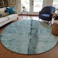 thumbnail image 1 of Addison Rugs Chantille Indoor/Outdoor Transitional Modern Teal Washable Round Rug, 8' x 8', 1 of 6